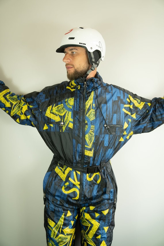 Vintage HAB Ski Suit | Multi color Ski Suit | Snow