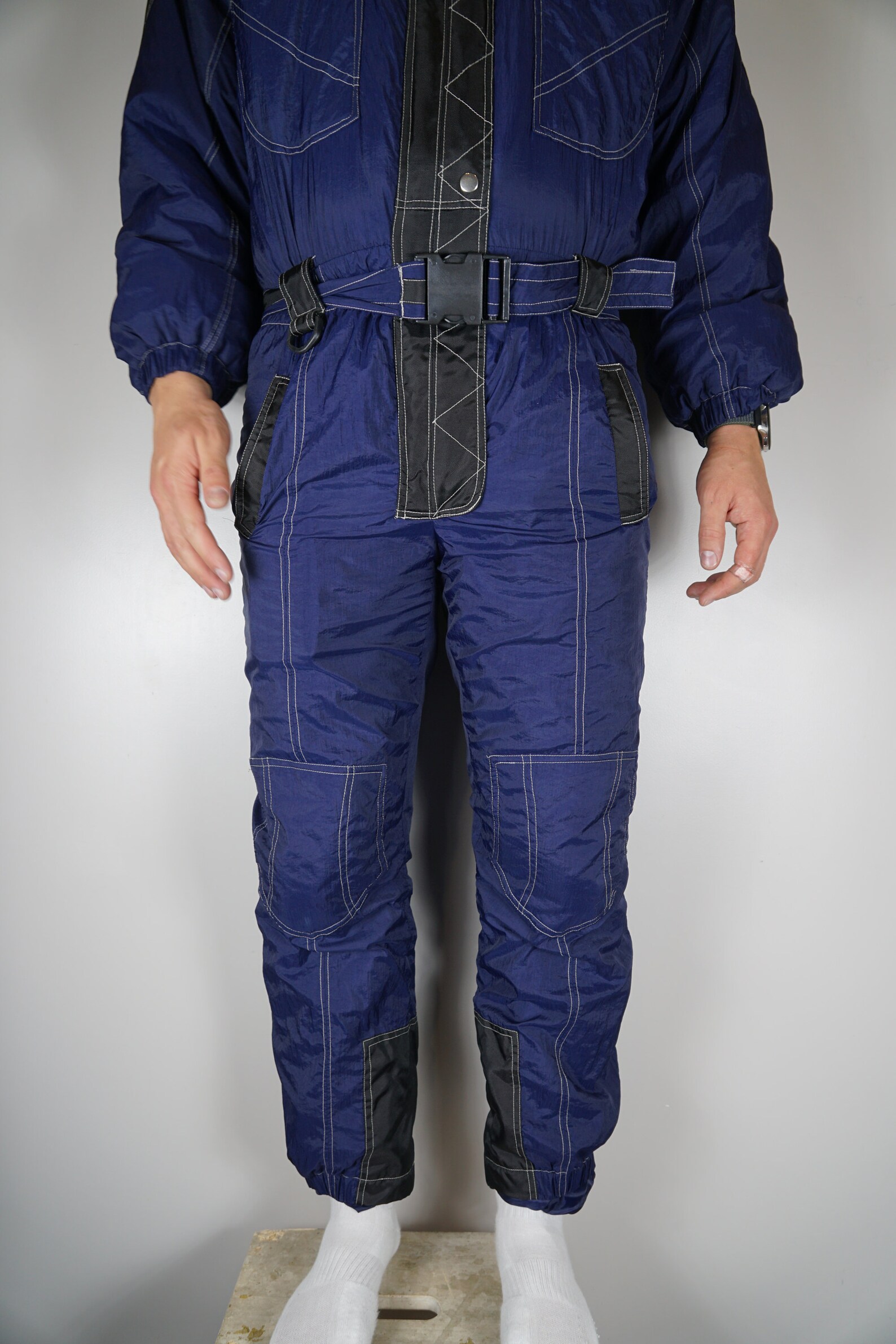 Combinaison De Ski Vintage FILA Pour Femme – Taille M, Bleue, Rétro Années 80/90