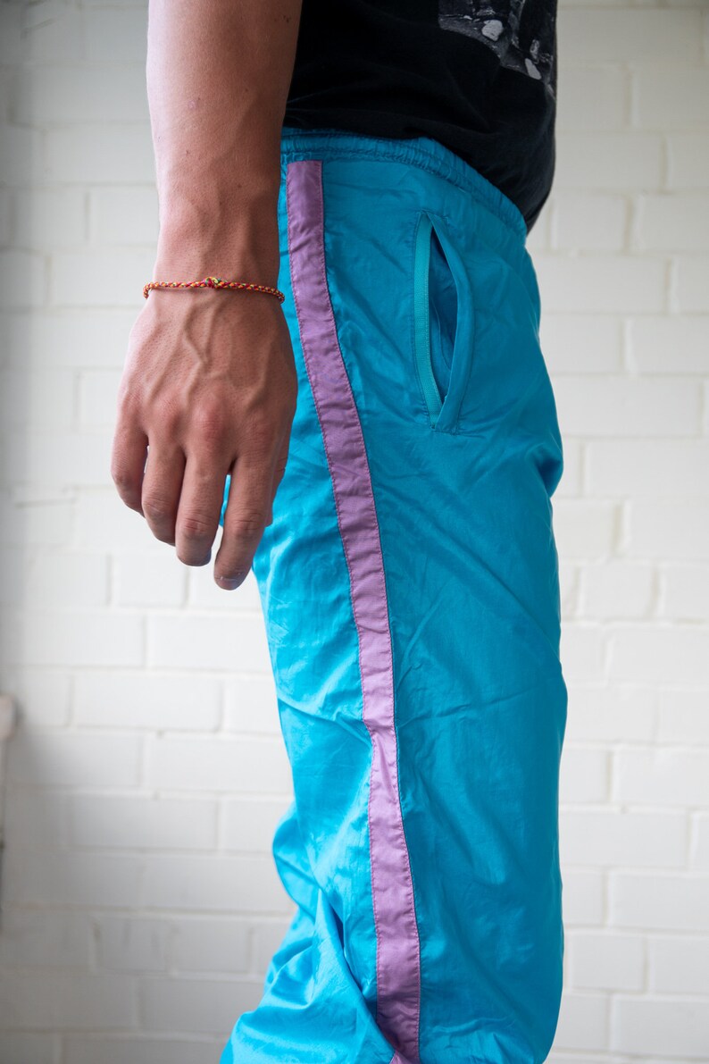 Size Medium Vintage Tracksuit Multi Color Sport Pants Vintage Track Pants Vintage 90s Track Pants Track Pants