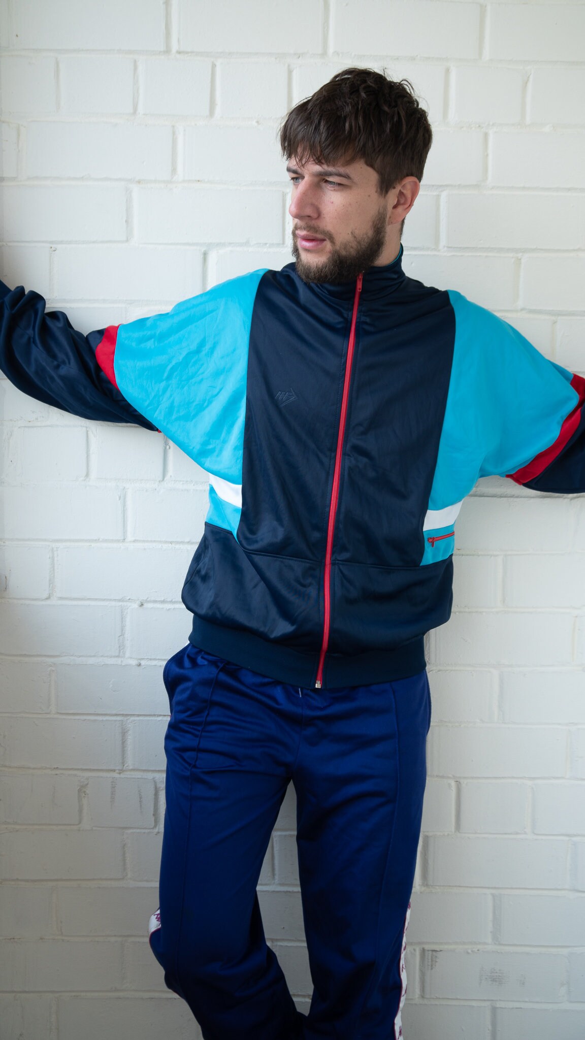 Vintage Tracksuit | Vintage Track Top | Old School Tracksuit |  Multicolor Tracksuit Jacket