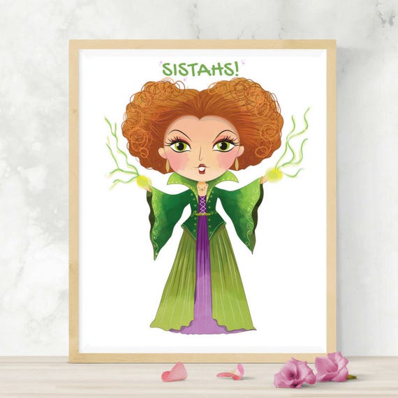 Sistahs Sanderson Sisters Hocus Pocus Quote Winifred  Etsy
