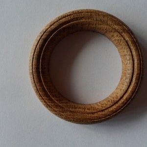 shawl pin. handmade and wooden image 2