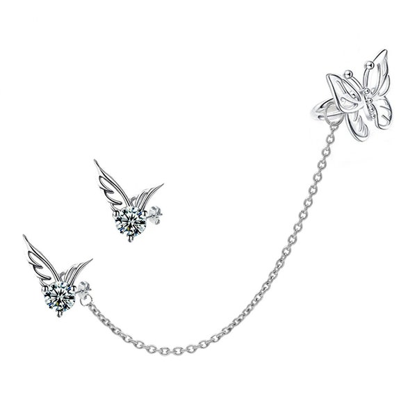 Seraphic Butterfly Ear Cuff - Pair main image 0