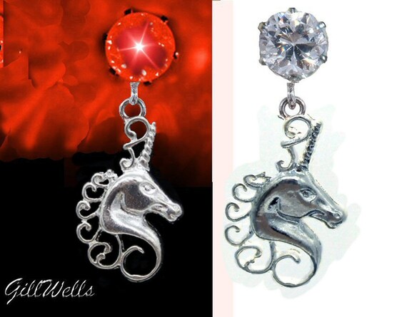 led crystal earrings