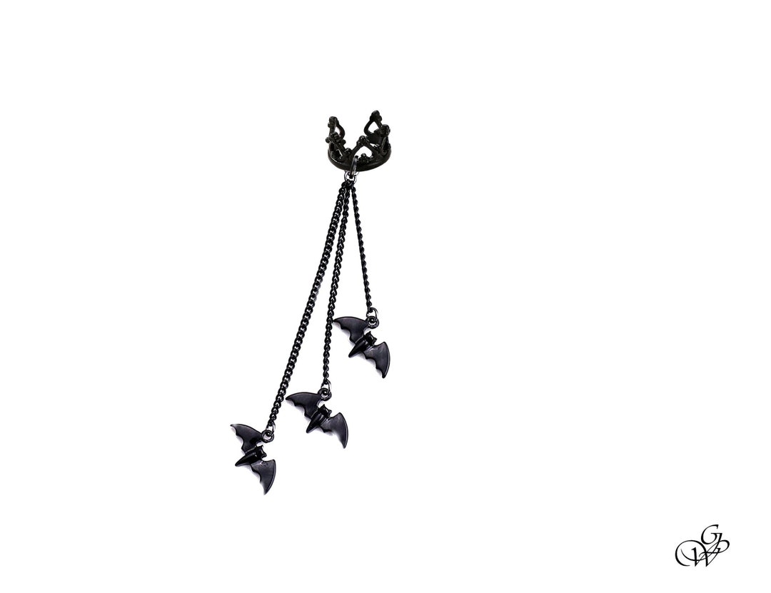Ear Cuff Bat With Chains of Darkness, Several Models and Clips to ...