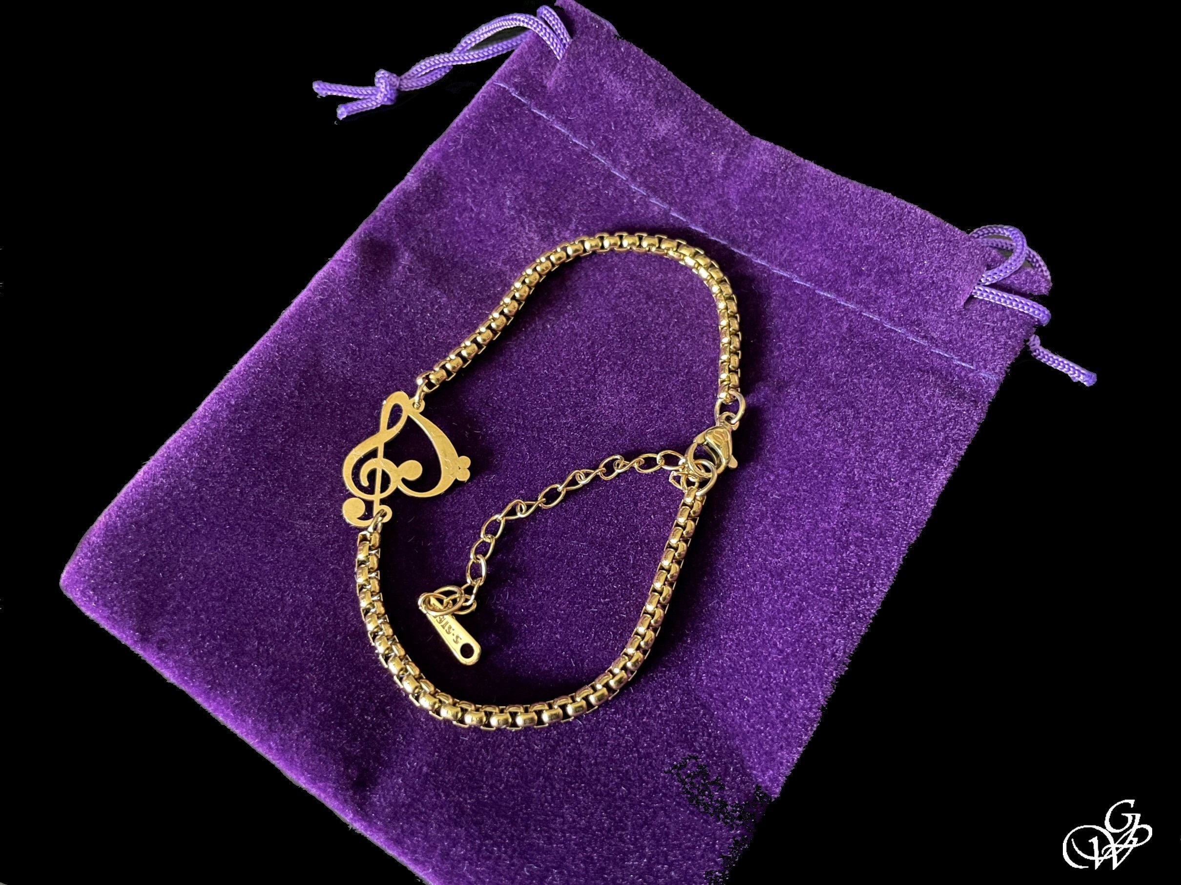 Bracelet Clé De Sol Cadeau Musique Pour Musiciens Et Amoureux