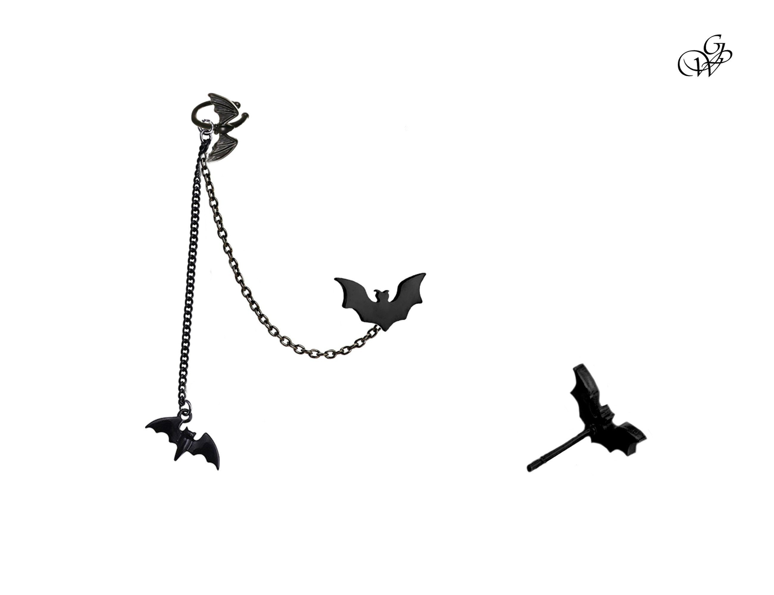 Ear Cuff Bat With Chains of Darkness, Several Models and Clips to ...
