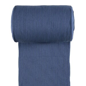 Grobstrick Bündchen Uni Meterware - Bündchen breit gerippt - Cordstoff im Schlauch - Bündchen einfarbig - *ab 25cm x 70cm Bild 2