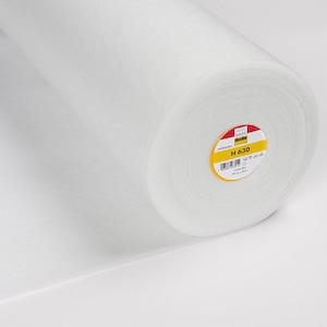 Strykbar smältbar fleece | Isolerad Thermolam-mellanlägg | Soyamix bomullsvävd mellanlägg - Freudenberg, Vlieseline *från 50 cm 24-H630 Volumenvlies