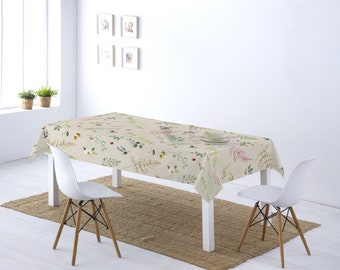 Decorative fabric coated branches - water-repellent bag fabric, flowers tablecloth fabric, Teflon fabric by the meter leaves *From 50 cm