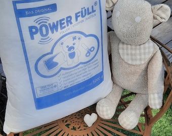 Filling cotton power filling 1000 gram bag - craft cotton Oeko-Tex 100 - washable at 95 degrees - lasting bounce - suitable for allergy sufferers