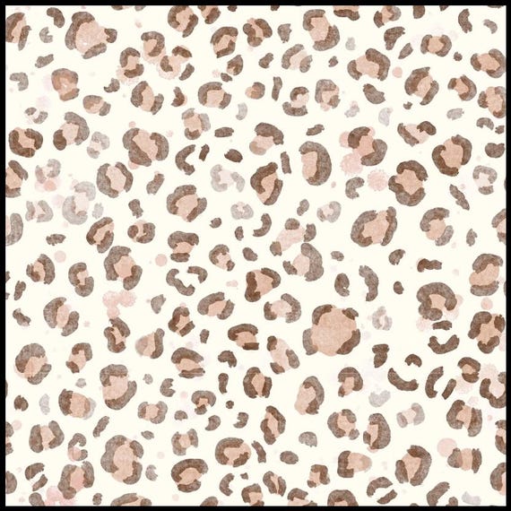 Musselin digital bedruckt Leo creme Musselin Meterware Leopard