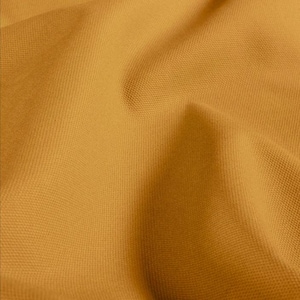Canvas, sturdy fabric by the meter - tear-resistant bag fabric - heavy cotton fabric - plain cotton - traditional fabric - Panama - 50 x 150 cm 133 curry