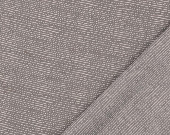 Dekostoff Baumwolle bedruckt - Streifen grau - Stoff Meterware Webware maus, Popeline Baumwollstoff unregelmäßige Linien anthrazit *ab 50 cm