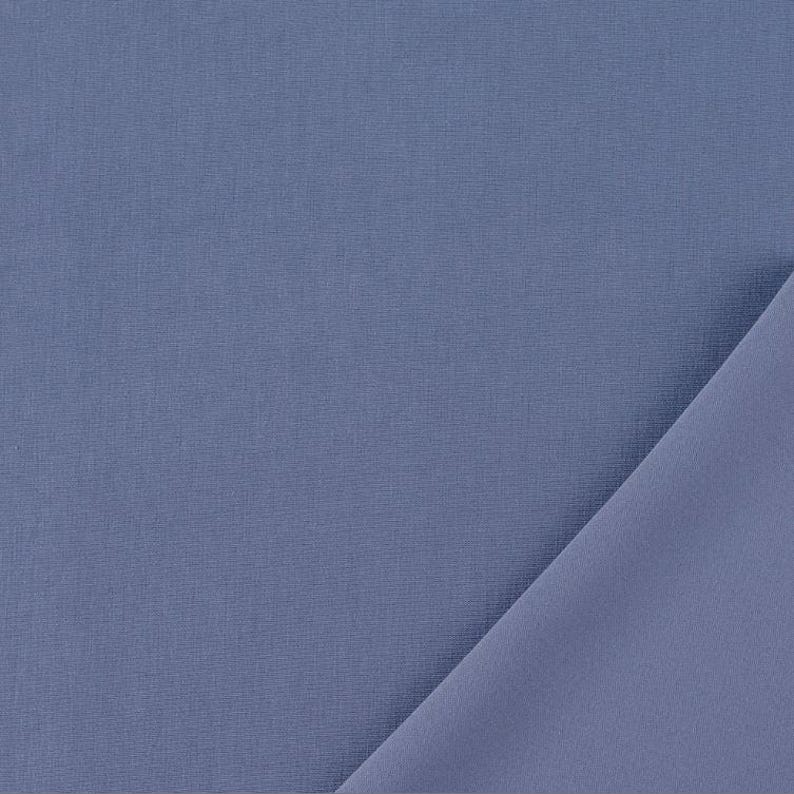 Scuba jersey fabric sold by the meter, soft flowing jersey fabric, viscose jersey plain, elastic scuba fabric stretchable *From 50 cm 006 jeans