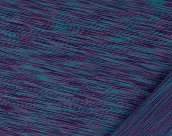 French Terry mottled blue purple - fabric by the meter two-tone - jersey stretch sweat, summer sweat, jogging fabric, sweater fabric *from 50 cm