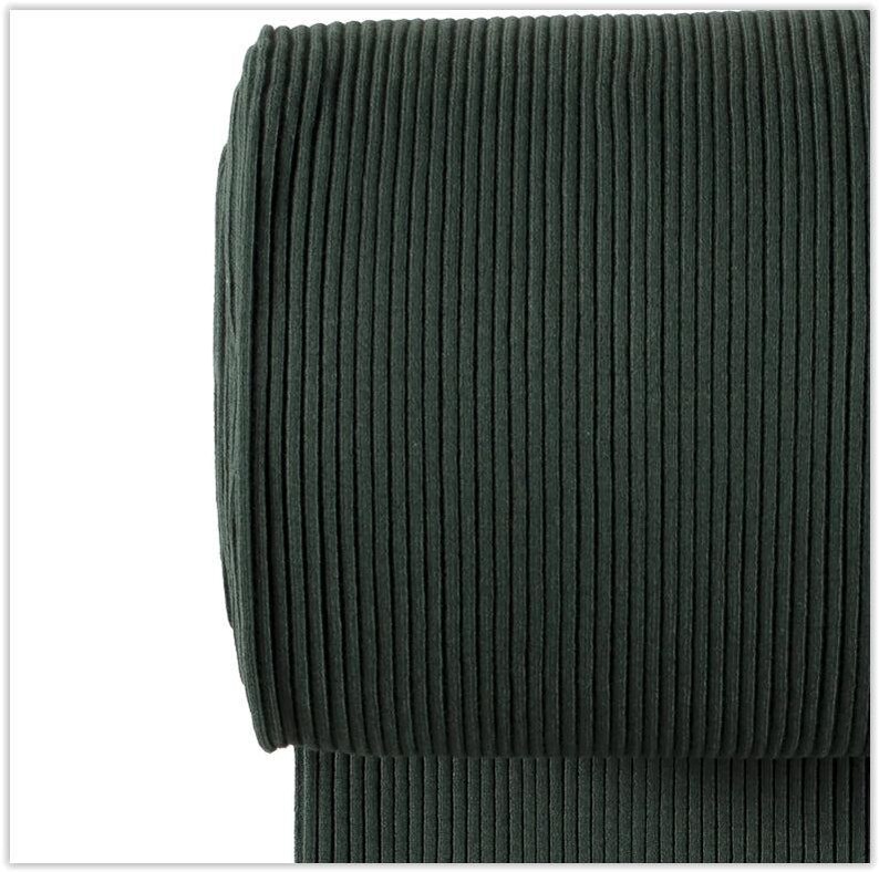 Grobstrick Bündchen Uni Meterware - Bündchen breit gerippt - Cordstoff im Schlauch - Bündchen einfarbig - *ab 25cm x 70cm Bild 8