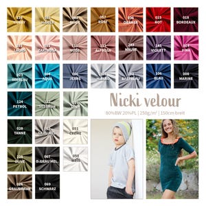 Nicky Velour - European Import - Oeko-Tex® - Bordeaux Nicky Velour - European Import - Oeko-Tex® - Bordeaux