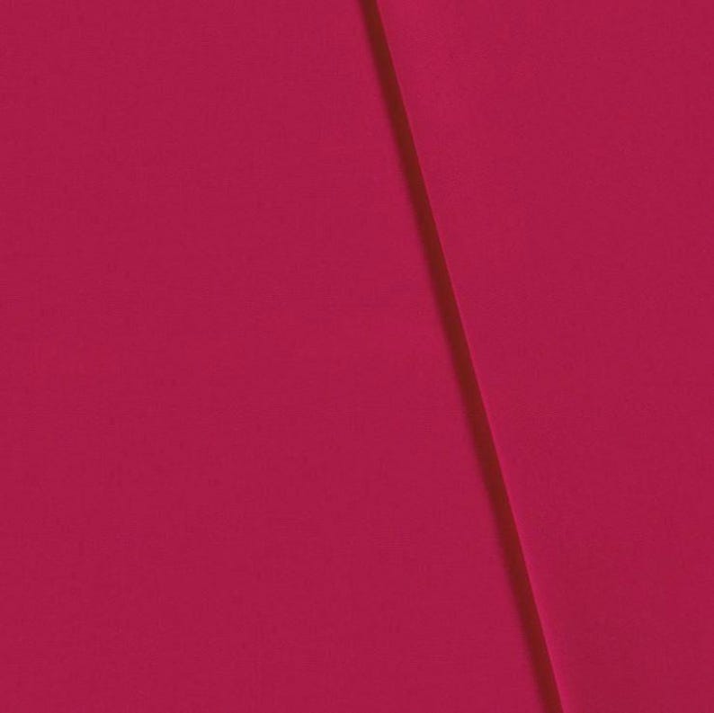 Canvas, sturdy fabric by the meter - tear-resistant bag fabric - heavy cotton fabric - plain cotton - traditional fabric - Panama - 50 x 150 cm 017 pink