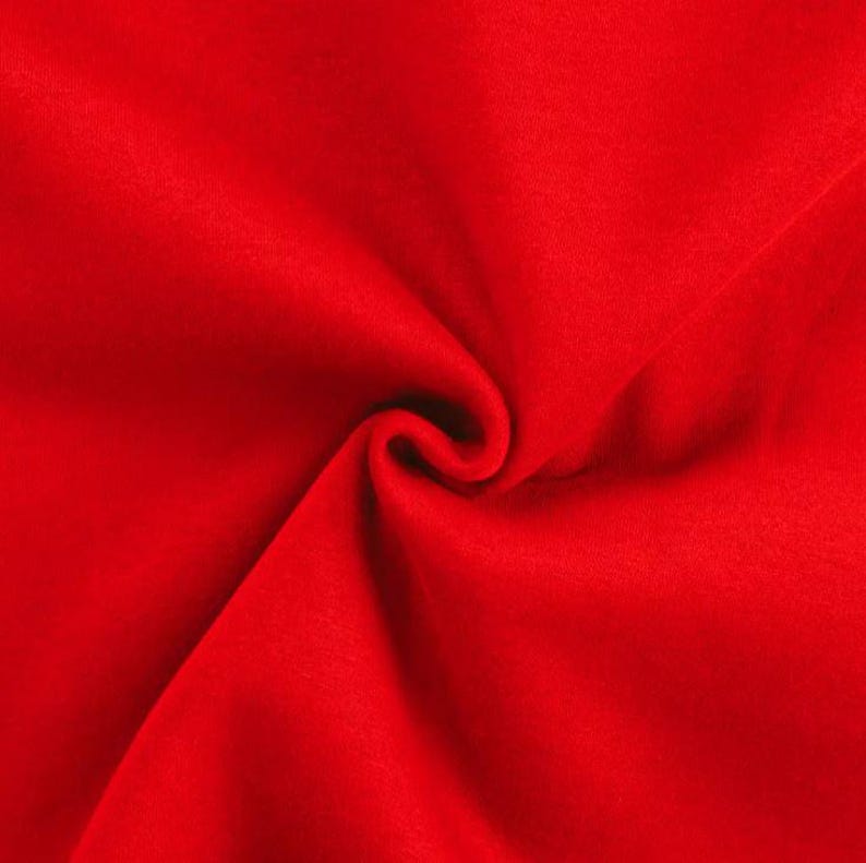 Winter sweatshirt fabric by the meter - melange sweatshirt fabric - cotton sweatshirt melange, Oeko-Tex Standard 100 certified - soft fabric for sweaters/hoodies *From 50 cm 015 rot