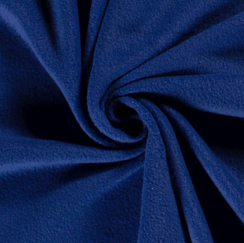 Polar fleece by the meter, anti-pilling - Soft/cuddly fleece fabric - Plain cuddly fleece - Polyester fleece - Winter fabric - 50 x 150 cm image 4