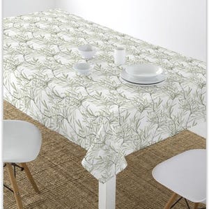 Tela decorativa, revestida e impresa - tela para mantel hidrófuga con hojas, tela de teflón por metro, diseño floral, tela para bolsos náuticos *Desde 50 cm imagen 7