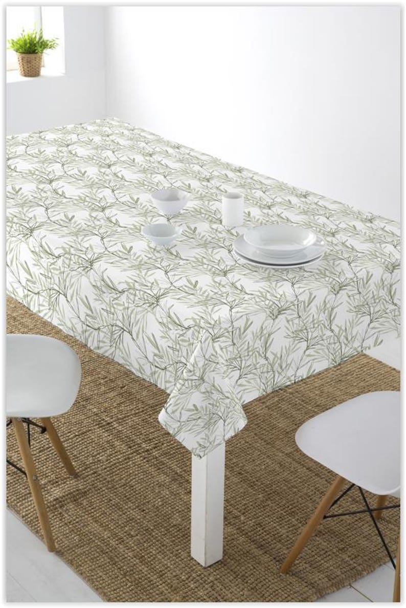 Tela decorativa, revestida e impresa - tela para mantel hidrófuga con hojas, tela de teflón por metro, diseño floral, tela para bolsos náuticos *Desde 50 cm imagen 7