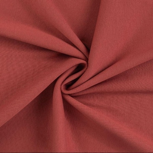 Tissu côtelé pour poignets, vendu au mètre, extra large - Tissu côtelé pour poignets, coloris uni - Tissu tubulaire pour poignets - Maille - Jersey côtelé *À partir de 25 cm x 95 cm 037 terra