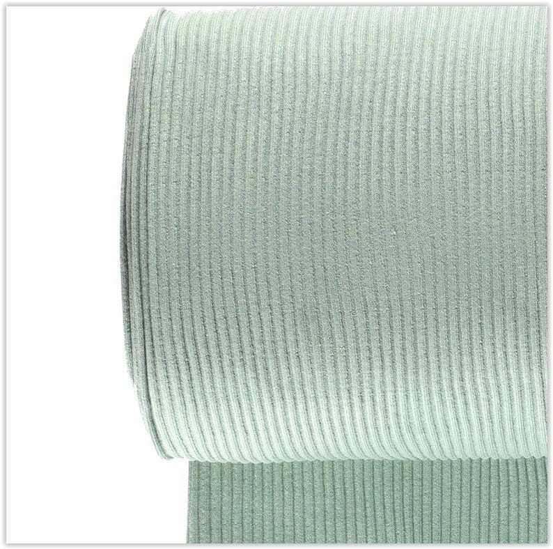 Grobstrick Bündchen Uni Meterware - Bündchen breit gerippt - Cordstoff im Schlauch - Bündchen einfarbig - *ab 25cm x 70cm Bild 6