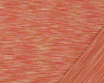 French Terry mottled orange pink - fabric by the meter two-tone - jersey stretch sweat, summer sweat, jogging fabric, sweater fabric *from 50 cm