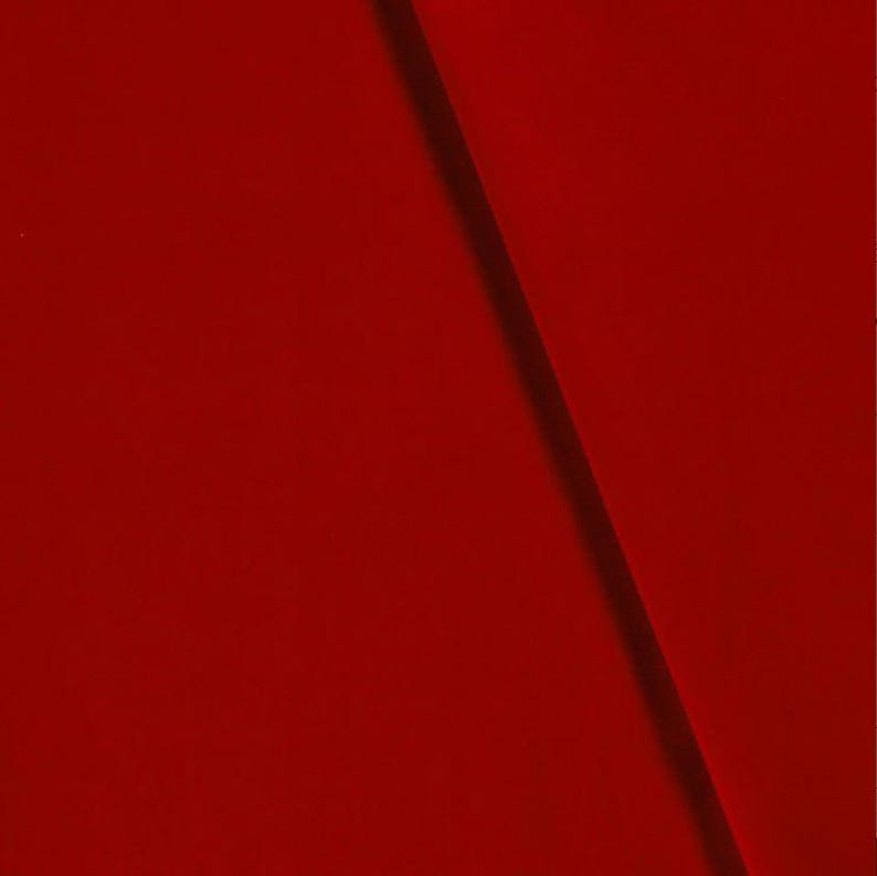 Canvas, sturdy fabric by the meter - tear-resistant bag fabric - heavy cotton fabric - plain cotton - traditional fabric - Panama - 50 x 150 cm 015 rot