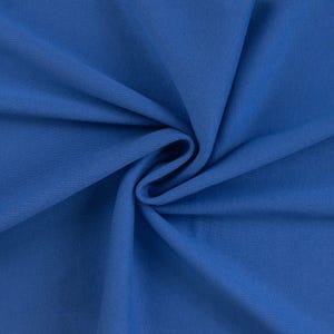 Tissu côtelé pour poignets, vendu au mètre, extra large - Tissu côtelé pour poignets, coloris uni - Tissu tubulaire pour poignets - Maille - Jersey côtelé *À partir de 25 cm x 95 cm 970 kornblau