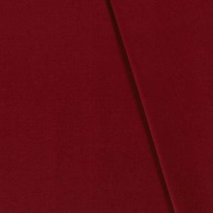Canvas, sturdy fabric by the meter - tear-resistant bag fabric - heavy cotton fabric - plain cotton - traditional fabric - Panama - 50 x 150 cm 016 kirsche