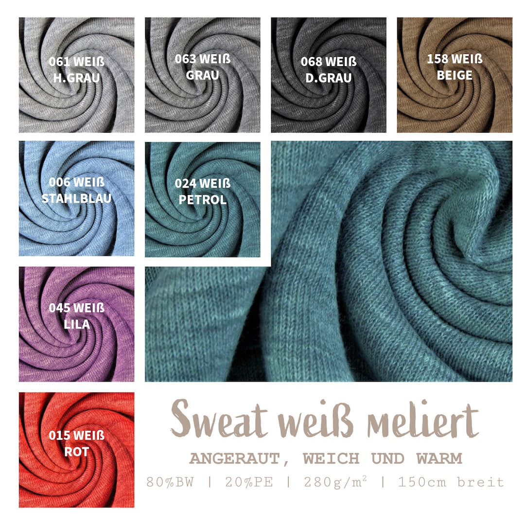 Heavy Rib - European Import - Oeko-Tex® - 124 Kiwi Melange Heavy Rib - European Import - Oeko-Tex® - 124 Kiwi Melange