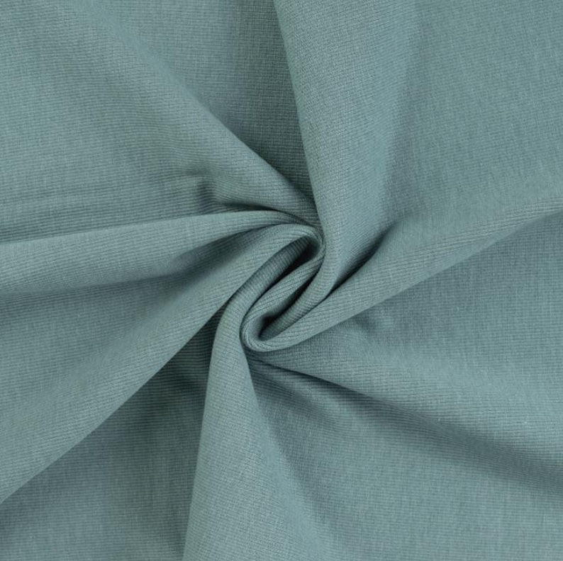 Tissu côtelé pour poignets, vendu au mètre, extra large - Tissu côtelé pour poignets, coloris uni - Tissu tubulaire pour poignets - Maille - Jersey côtelé *À partir de 25 cm x 95 cm 928 dunkelmint