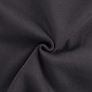 Winter sweatshirt fabric by the meter - melange sweatshirt fabric - cotton sweatshirt melange, Oeko-Tex Standard 100 certified - soft fabric for sweaters/hoodies *From 50 cm 068 anthrazit