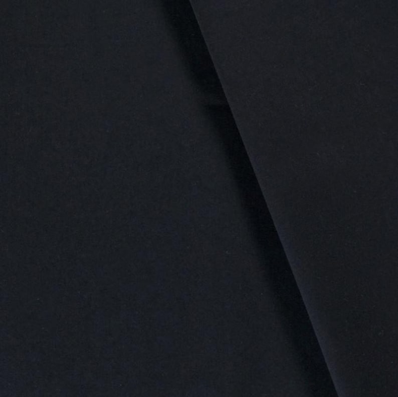 Canvas, sturdy fabric by the meter - tear-resistant bag fabric - heavy cotton fabric - plain cotton - traditional fabric - Panama - 50 x 150 cm 008 marine