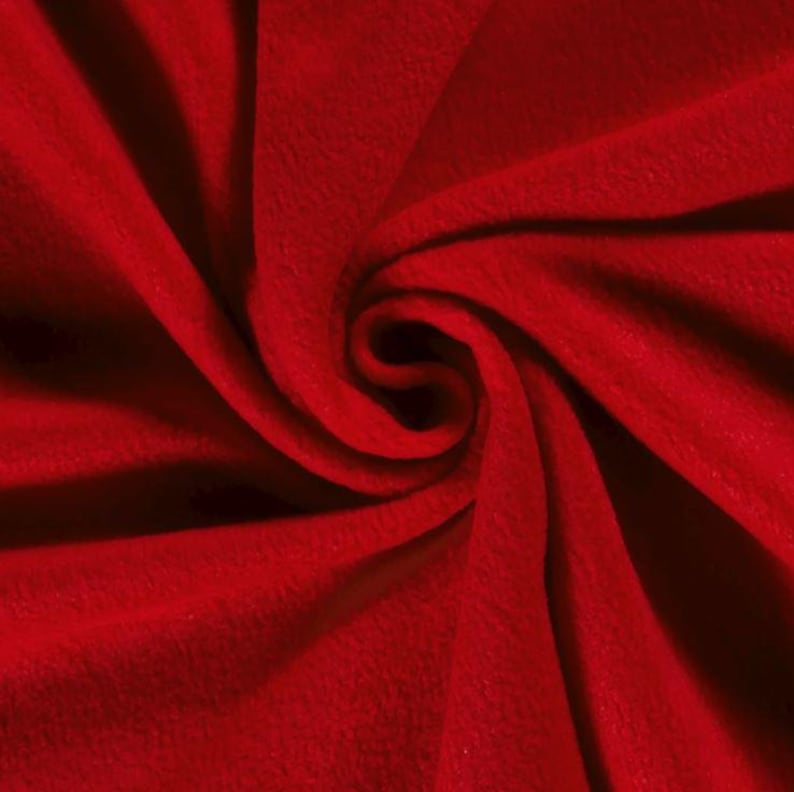 Polar fleece by the meter, anti-pilling - Soft/cuddly fleece fabric - Plain cuddly fleece - Polyester fleece - Winter fabric - 50 x 150 cm image 9