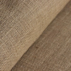 Jute au mètre - Tissu de jute - Jute naturel - Toile de jute - Indéchirable - 100% jute - Fibre naturelle - Tissu décoratif pour Noël - 50 x 130 cm