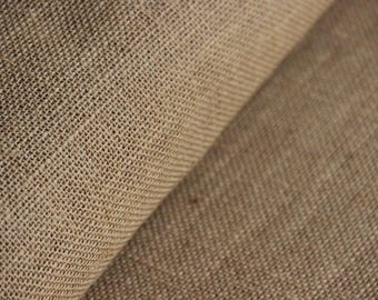 Jute Meterware - Jutestoff - Jute Natur - Sackleinen - Rupfen reißfest - 100% Jute - Naturfaser - Dekostoff für Weihnachten - 50 x 130 cm