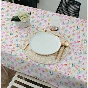 Tela decorativa, revestida e impresa - tela para mantel hidrófuga con hojas, tela de teflón por metro, diseño floral, tela para bolsos náuticos *Desde 50 cm imagen 3