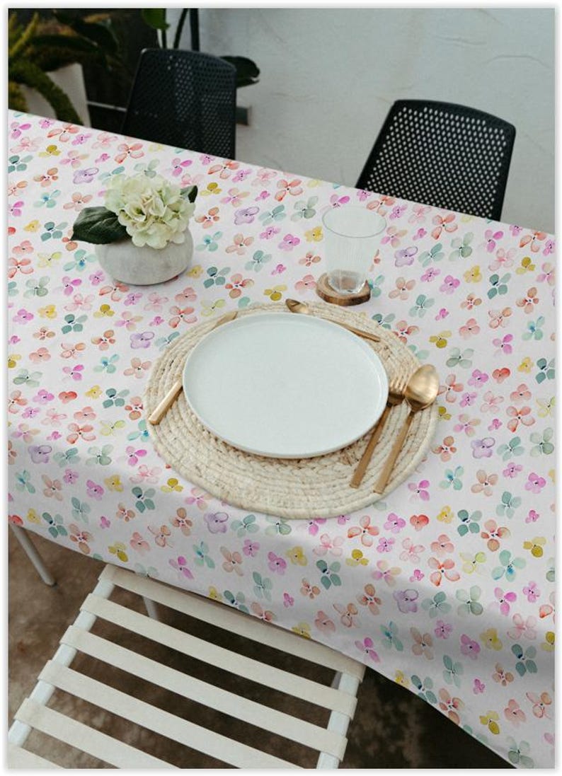 Tela decorativa, revestida e impresa - tela para mantel hidrófuga con hojas, tela de teflón por metro, diseño floral, tela para bolsos náuticos *Desde 50 cm imagen 3