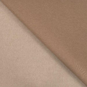 Winter sweatshirt fabric by the meter - melange sweatshirt fabric - cotton sweatshirt melange, Oeko-Tex Standard 100 certified - soft fabric for sweaters/hoodies *From 50 cm 540 hellbraun meliert