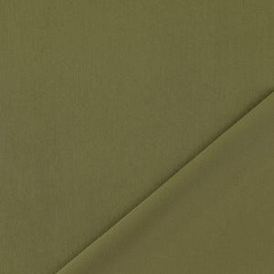 Scuba jersey fabric sold by the meter, soft flowing jersey fabric, viscose jersey plain, elastic scuba fabric stretchable *From 50 cm 026 moosgrün