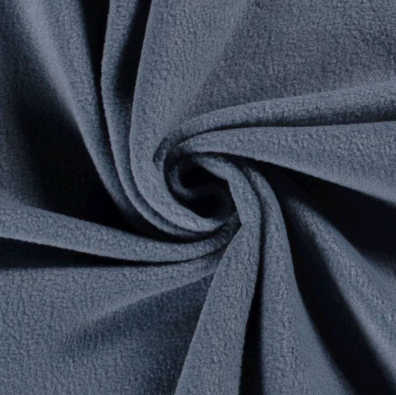 Polar fleece by the meter, anti-pilling - Soft/cuddly fleece fabric - Plain cuddly fleece - Polyester fleece - Winter fabric - 50 x 150 cm image 5