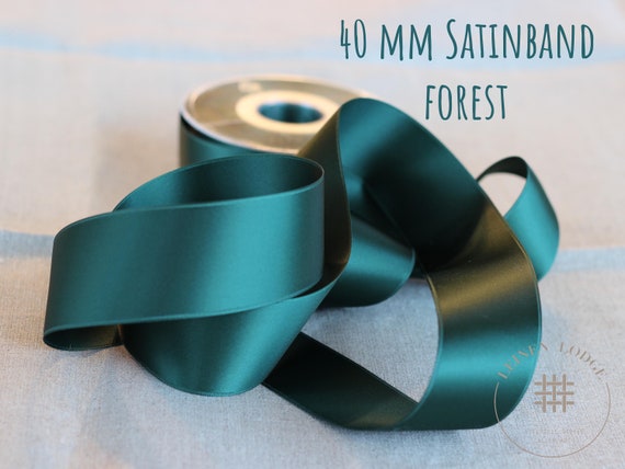 40 mm x 50 m Basic Taftband gr/ün