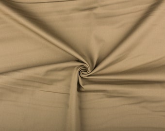 Cotton body cotton body - fabric custom - plain, sAND, pocket fabric *** 50 cm x 146 cm ***