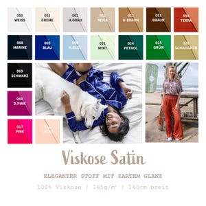 Viscose satin fabric by the meter - viscose satin lining fabric - glossy decorative fabric - carnival silk, viscose silk fabric, evening wear fabric *From 50