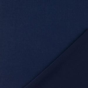 Scuba jersey fabric sold by the meter, soft flowing jersey fabric, viscose jersey plain, elastic scuba fabric stretchable *From 50 cm 008 marine