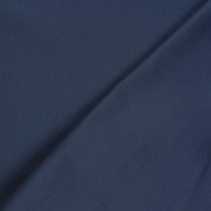 Canvas, sturdy fabric by the meter - tear-resistant bag fabric - heavy cotton fabric - plain cotton - traditional fabric - Panama - 50 x 150 cm 107 d.blau
